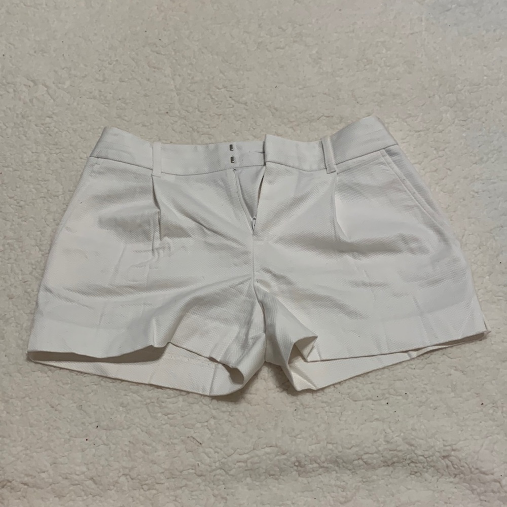 Banana Republic white dress shorts